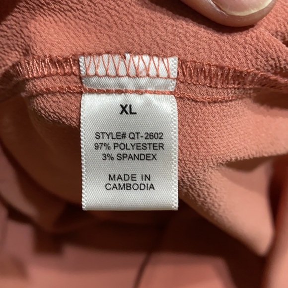 Women’s Zenana Outfitters peach top size Xl - Picture 4 of 4